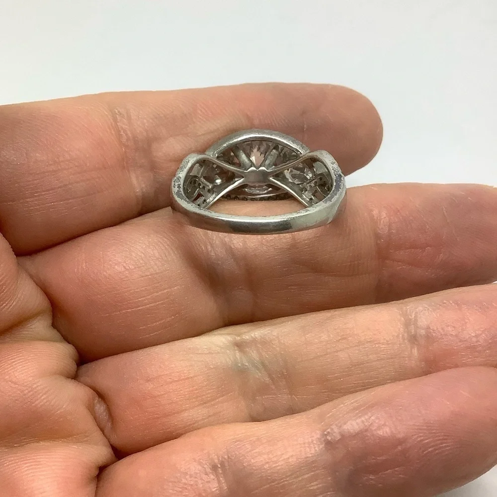Sterling silver Cubic zirconia ring